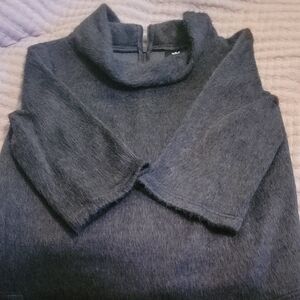 W by Worth Dark Gray Turtleneck Sweater